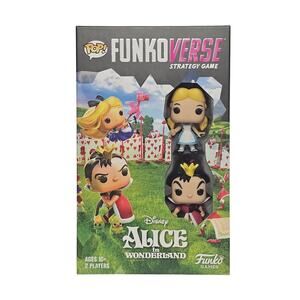POP! Funkoverse Alice In Wonderland  Strategy Game 2 Pack Funko Games NWT